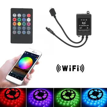 

DC5-12V 20 Keys Music Light Infrared IR Controller with Remote Control for Strip Light Voltage Regulator Adjustable