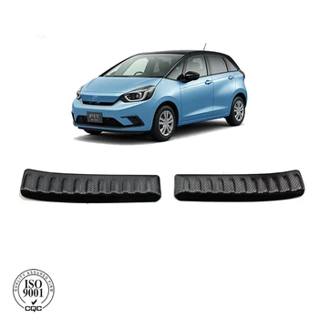 

For Honda Fit Jazz GR 2020 2021 Rear Door Sill Plate Tailgate Trunk Trim Pedal Stainless Steel 2pcs