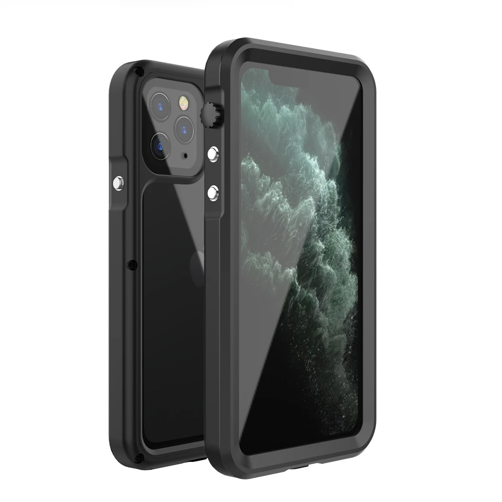 Ip68 Waterproof Mobile Phones Cases For Iphone 11 Pro Max Coque Swimming Diving Metal Cover Xs Xr X | Мобильные телефоны и