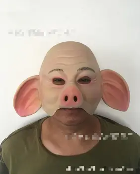 

Lifelike Pig's Eight Mask Mask, A Journey To The West, A Pig Prop Sun Wukong Prop Cos, A Pig's Son's Wife. Horror Unisex Toy