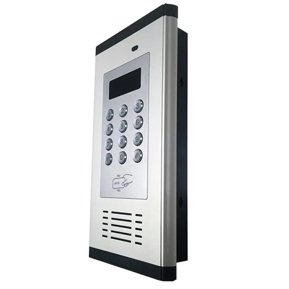 2-Relay Quad-band Intercom GSM Residential Gate Access Entry Apartment 1000 User 