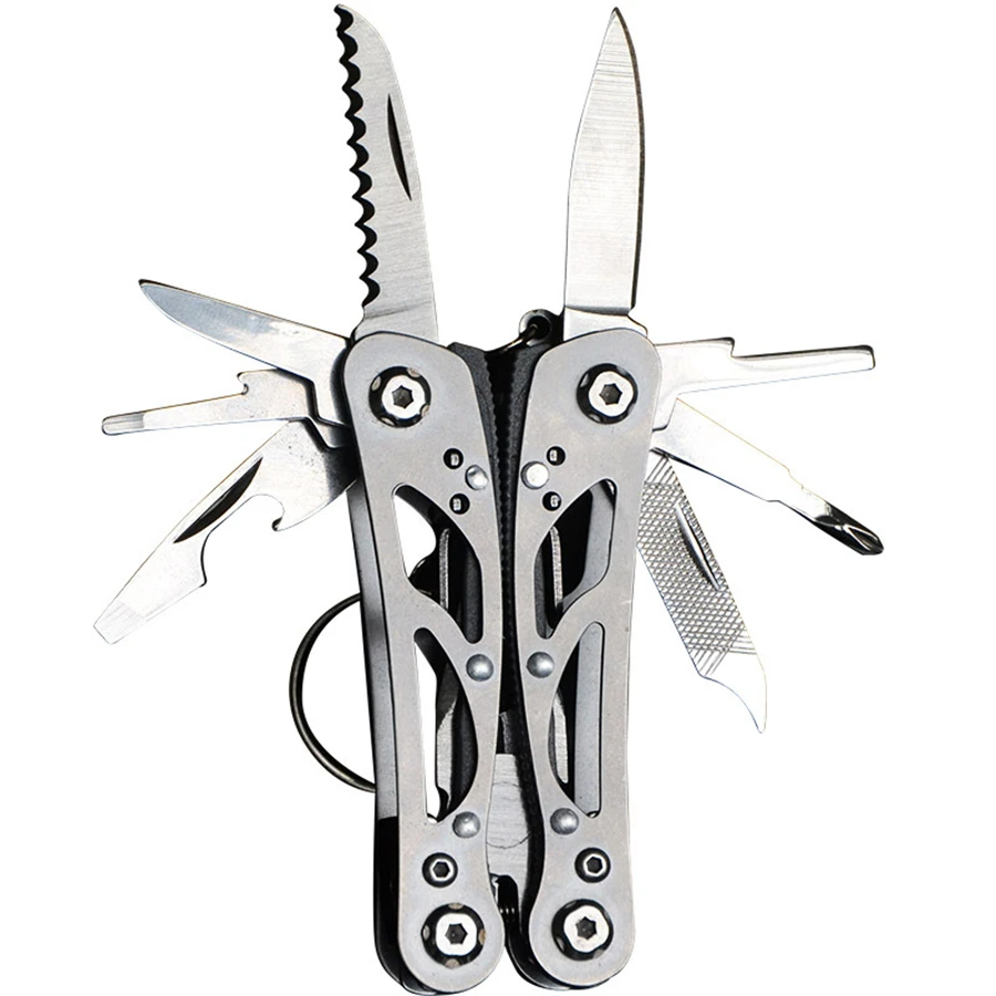 

Stainless Steel Folding Knife Multi-purpose Army Knives Pocket Hunting Outdoor Camping Survival Knife Cutter Clamping Pliers