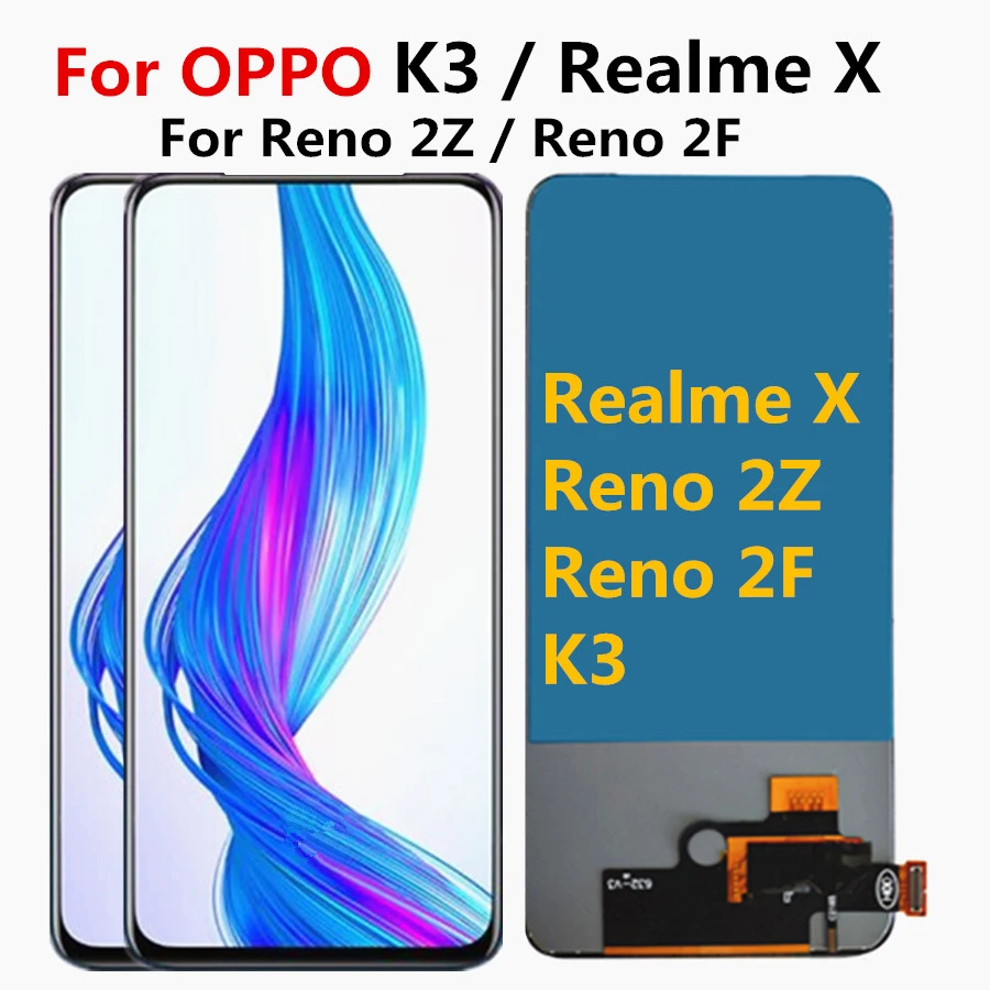 6.53" TFT For OPPO K3 Reno 2Z Reno 2F LCD Display+Touch Digitizer Screen  Assembly For OPPO Realme X Reno 2 Z Reno 2 F lcd|Mobile Phone LCD Screens|  - AliExpress