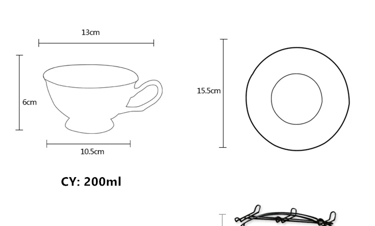 Ретро штамп костяной фарфор чайная чашка блюдце ложка набор 200 мл Европейская Современная фарфоровая кофейная чашка кафе керамическая чайная чашка Прямая поставка