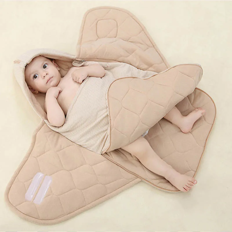 Newborn Sleeping Bag Baby Pure Cotton Stroller Sleepsack Infant Winter Warm Anti-kick Sleep Bag Winter Envelope For Newborns