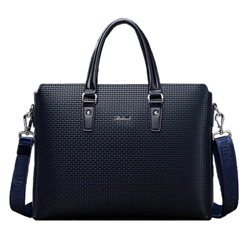 Деловой портфель для ноутбука, мужская сумка на плечо, Повседневная кожаная сумка для ноутбука, 15 дюймов, сумка-тоут, кожаная дорожная сумка-мессенджер для мужчин