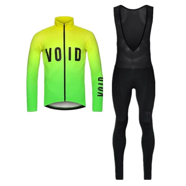 suits VOID team pro cycling suit long sleeve bicycle jersey winter fleece set bike clothing men maglia ciclismo uomo cycliste conjunto - Цвет: suits