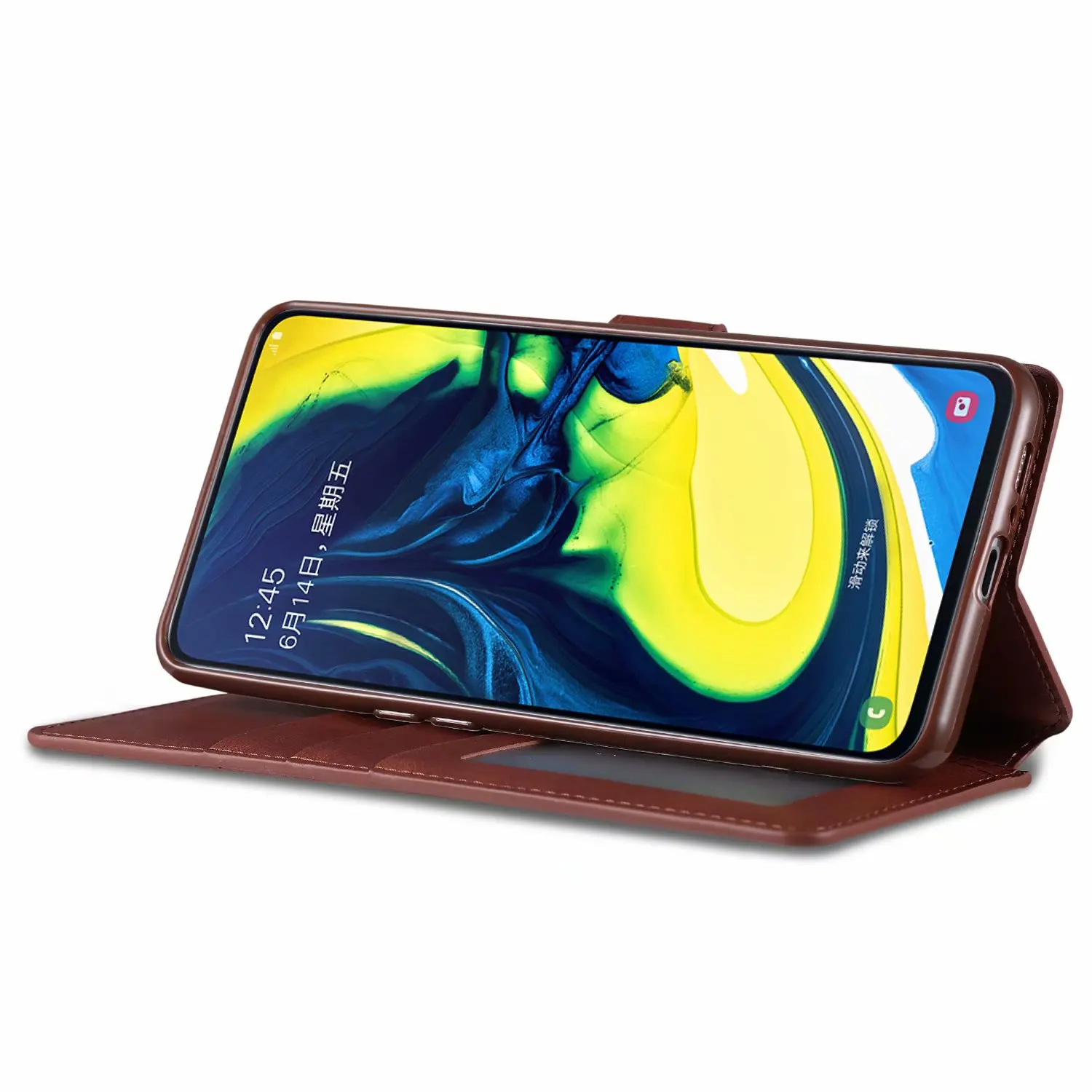 AZNS чехол для samsung A80 A90 PU кожаный чехол держатель карты кошелек чехол для samsung Galaxy A90 A80 A805F