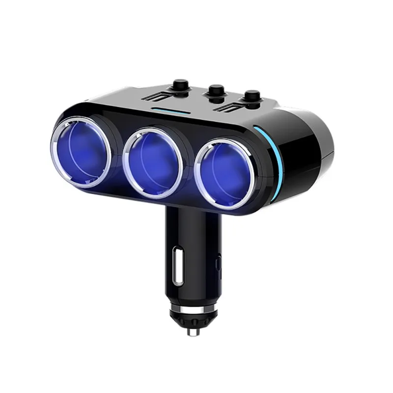 Style A Автомобильный Прикуриватель разъем светодиодный USB Зарядное устройство адаптер 3.1A 100W обнаружения для телефона MP3 DVR аксессуары 12 V-24 V - Название цвета: Style A