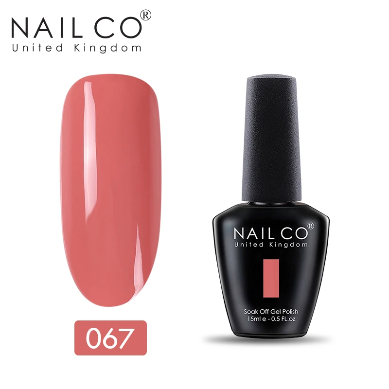 NAILCO, новинка, 15 мл, УФ Гель-лак, лак для ногтей, набор красок, маникюр, геллак, Полупостоянный Гибридный гвоздь, искусство, макияж, Черный Гель-лак для ногтей - Цвет: 11067