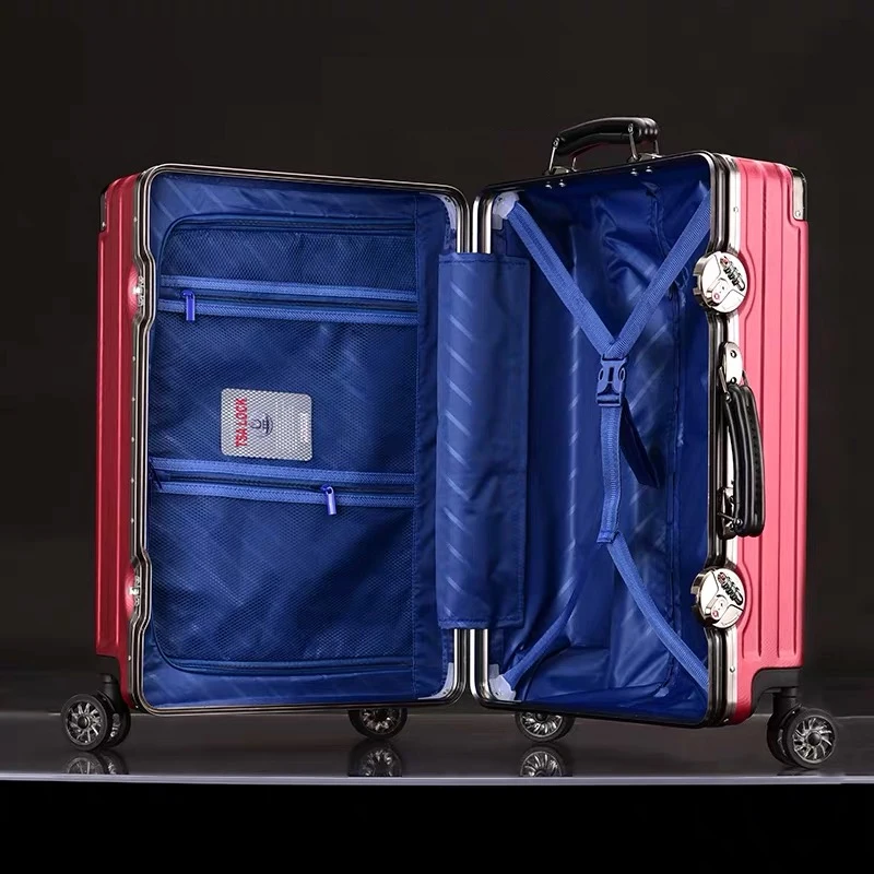 Мужская сумка на колесиках с алюминиевой рамой модная Дорожная для путешествий