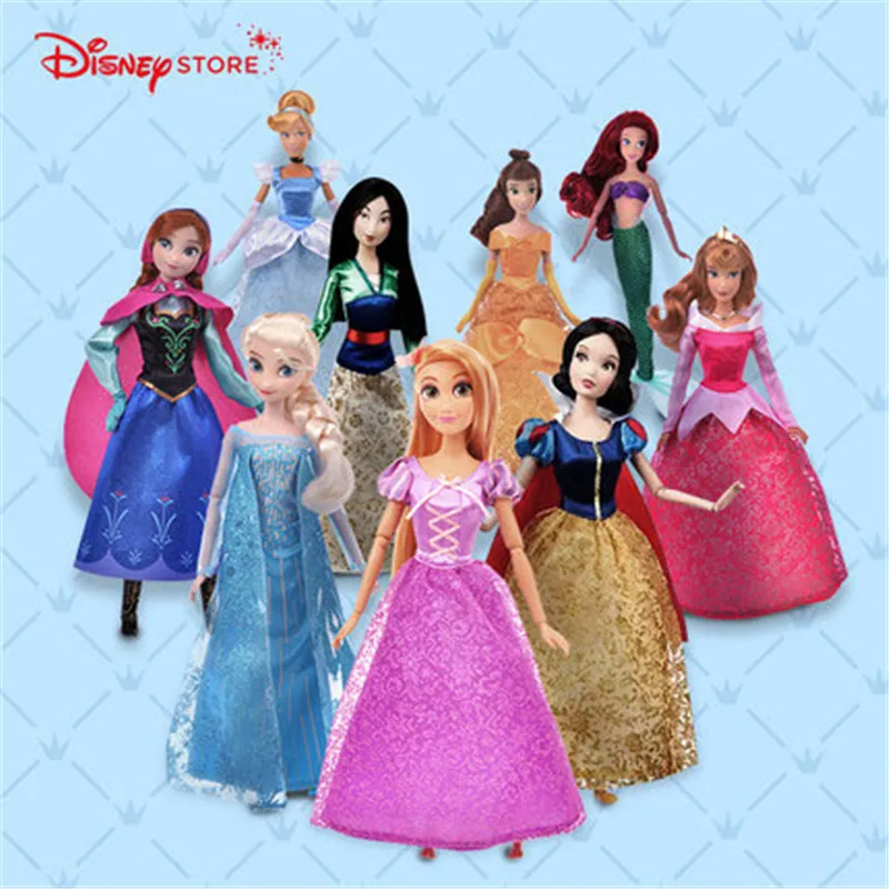 Классическая кукла Принцессы Disney игрушки для девочек Белоснежка Aisha Анна Русалка