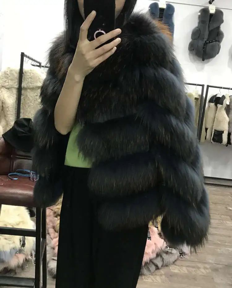 НОВЫЕ куртки из натурального меха, Женское пальто из натурального меха енота