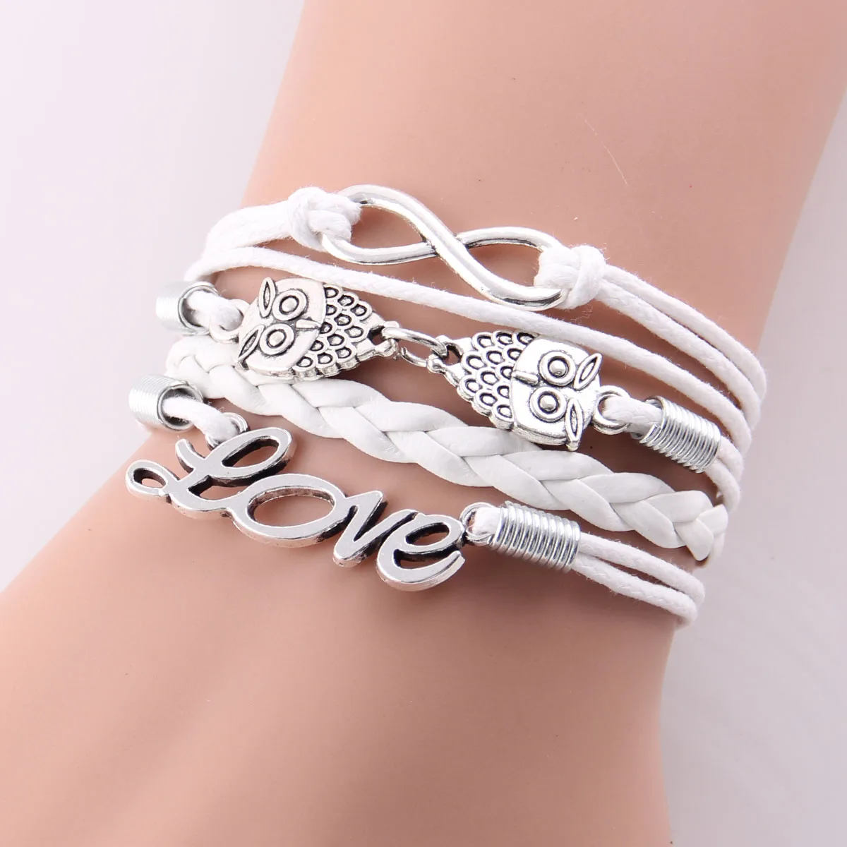 Designer Infinity And Owl Bracelet – Channel Your Inner Fashionista