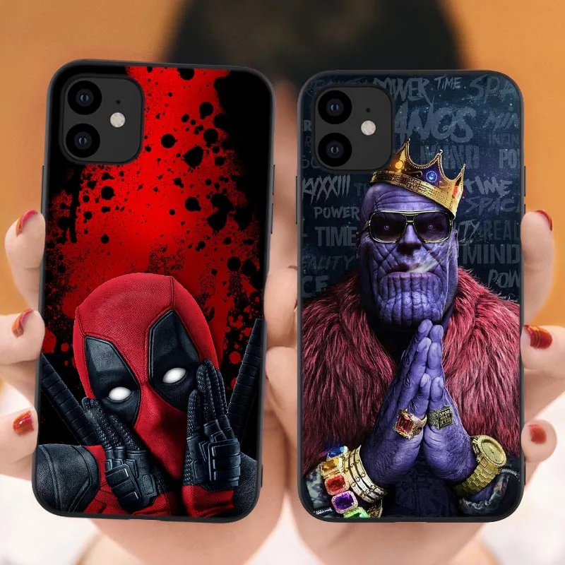 Phone Case for iPhone 11 Pro 5.8 2019 Marvel Venom Iron Man Spider-Man
Deadpool Soft Cover For iPhone 11 Pro MAX 6.1 6.5 inch