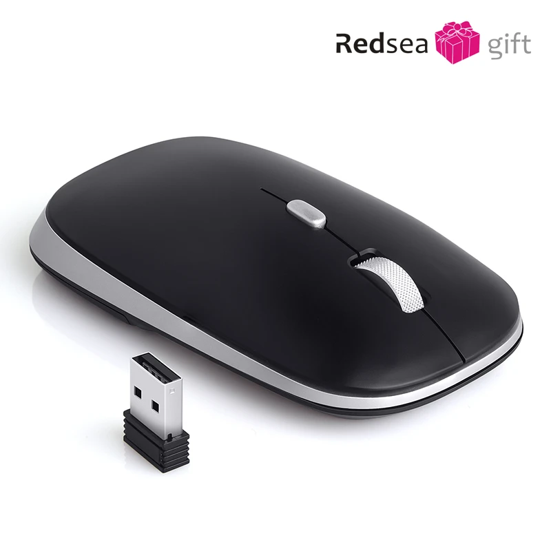 Wireless Computer Mouse, 2.4G Slim Portable Computer Mice with Nano Receiver for Notebook, PC, Laptop, MacBook wireless gaming mouse