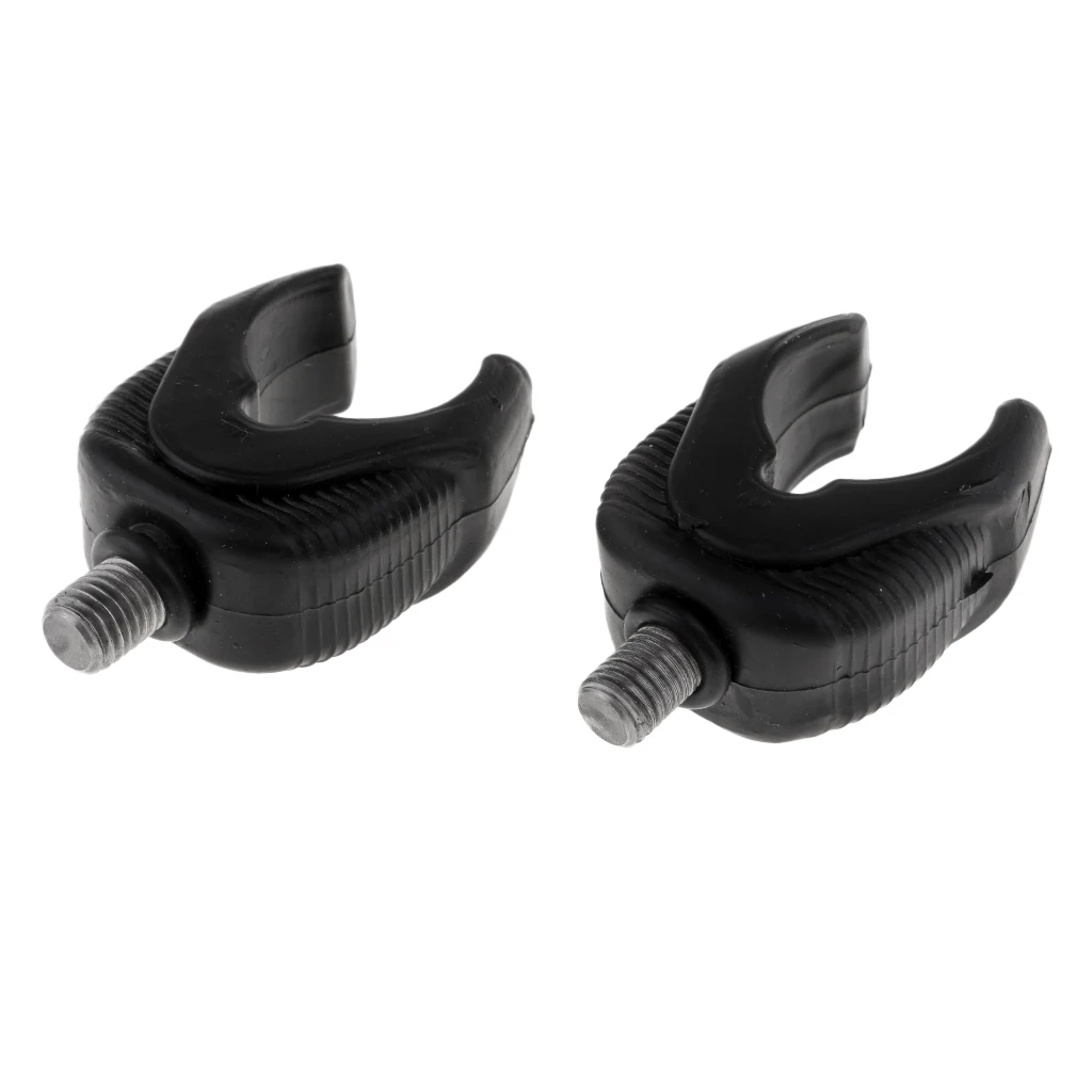 2pcs Rod Butt Rest for Carp Coarse Fishing Pod Fishing Tackle Green Black
