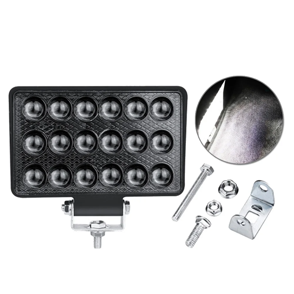 

1pc 12V Auto LED Work Light Bar Waterproof 6000K White W/ Mounting Bracket For Off Road Vehicles Truck 4WD Light Bar Work Light