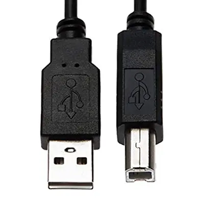 10 Pied Imprimante USB Cable, USB Type B Plomb, USB 2.0 un Mâle à B Cordon  de Scanner Mâle pour les Imprimantes comme Canon, Epson, HP, 