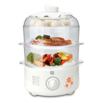 

Multifunctional Electric Steamer Home Electric Steamer Three Layers of Large Capacity Timing Steamed Steamed Bread Hotpot