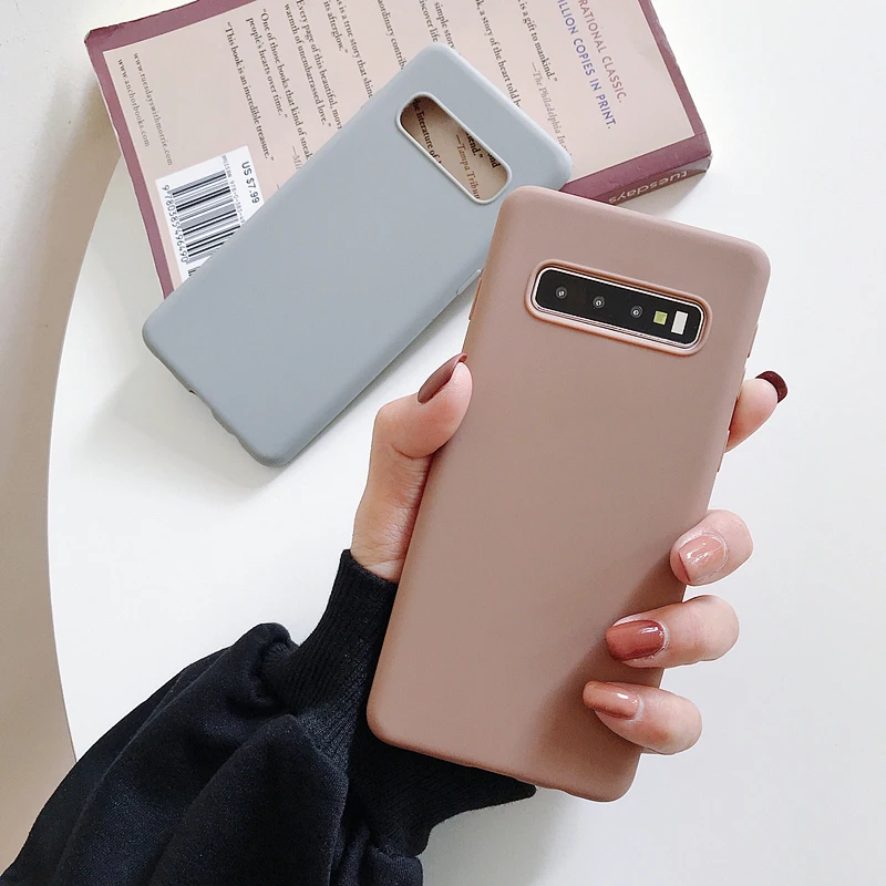 Мягкий ТПУ чехол для телефона Samsung Galaxy A10 A20 A30 A40 A50 A60 A70 M10 M20 M30 S10 S9 Plus J4 J6