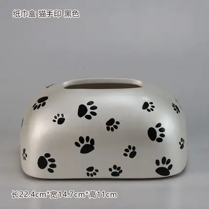 OUSSIRRO роскошная коробка из керамической ткани многофункциональная керамическая салфетка держатель для хранения пульта дистанционного управления коробка Настольный Органайзер - Цвет: P