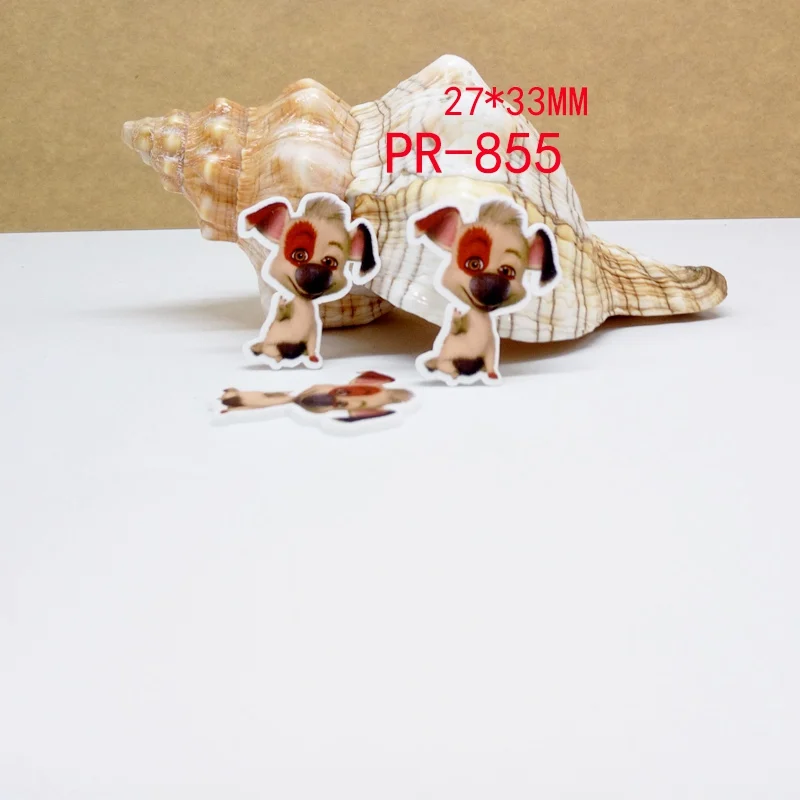 855 30 шт мультфильм персонаж плоское украшение из смолы pr 3831 - Цвет: 855