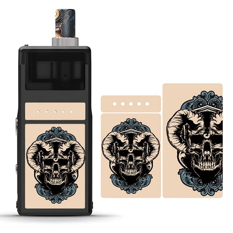 ПВХ наклейка для Smoant Pasito протектор человеческий скелет череп растение е-чехол для сигареты Чехол пленка защита кожи наклейка для Smoant