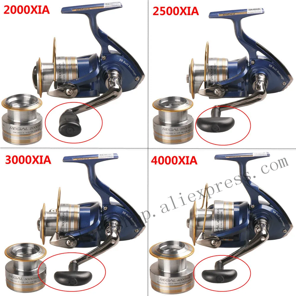 DAIWA REGAL спиннинговая Рыболовная катушка с запасной катушкой 2000XIA 2500XIA 3000XIA 4000XIA Carretes Pesca спиннинговое колесо Molinete Peche