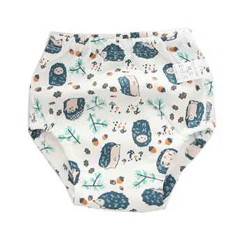 

Cotton Training Pants Waterproof Toddler Potty Training Underwear for Boys and Girls Diapers Washable and Reusable Baby Nappy