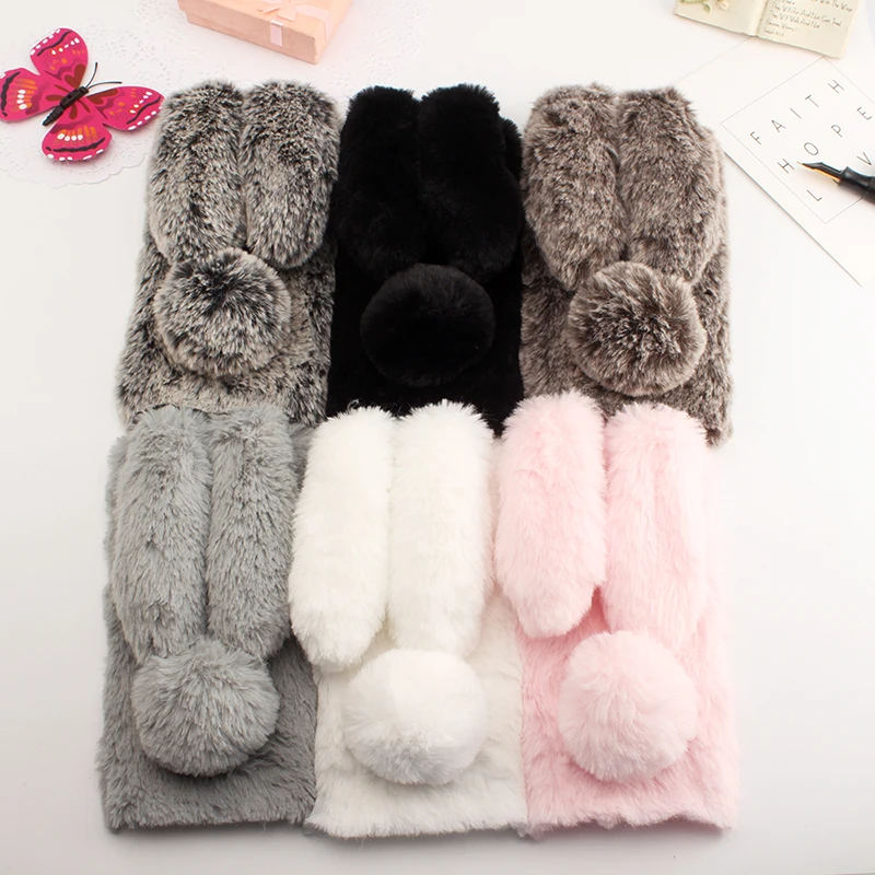 Funny Hairy Gift Stylish Hot Hand Rabbit Elegant Style Shell Case For Samsung Galaxy Note 5 8 9 S6 Gel Silicone Etui | Мобильные