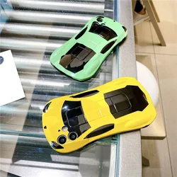 11 Case Luxury Race Sports car Model Cover for iPhone 12 Pro Max X XR XS SE 2020 12 Mini Cute 3D Racing vehicle Silicone Cases