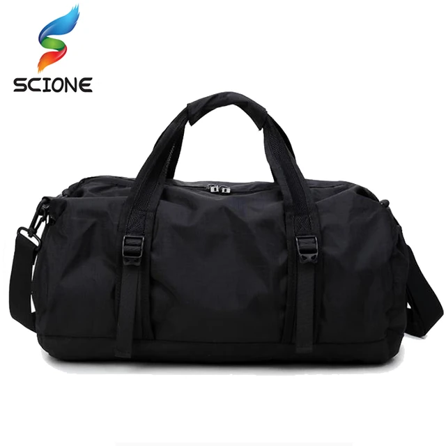 US $10.61 Hot A Gym Sports Bag Foldable Lightweight Sports Bag Travel Gear Waterproof Large Space Hand Duff