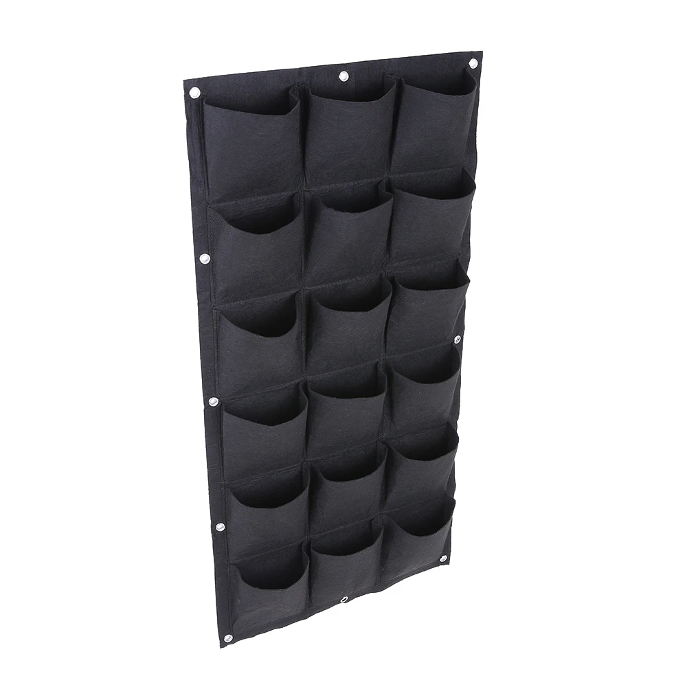 18 карманов садовая скатерть рост посевов сумка карман вертикальная сеялка сад балкон Цветочная сумка инструменты для сада