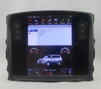 

10.4" tesla style vertical screen android 9.0 Six core Car GPS radio Navigation for Mitsubishi Pajero 2007-2016