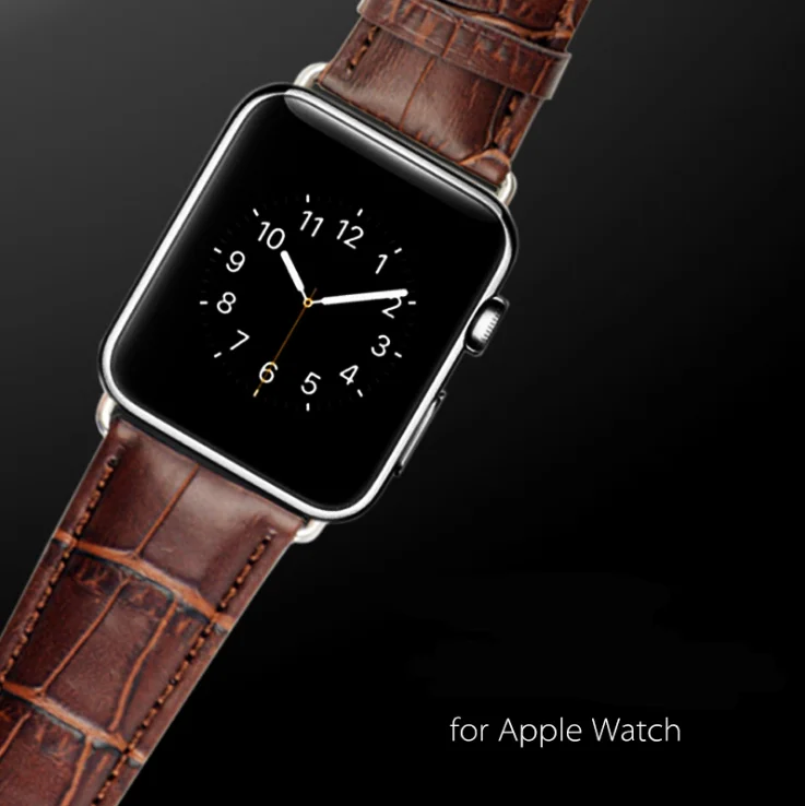 Кожаный ремешок для часов для Apple Watch Series 3 2 1 мягкий благородный 42 мм 38 мм спортивный браслет ремешок для iwatch 5 4 40 мм 44 мм