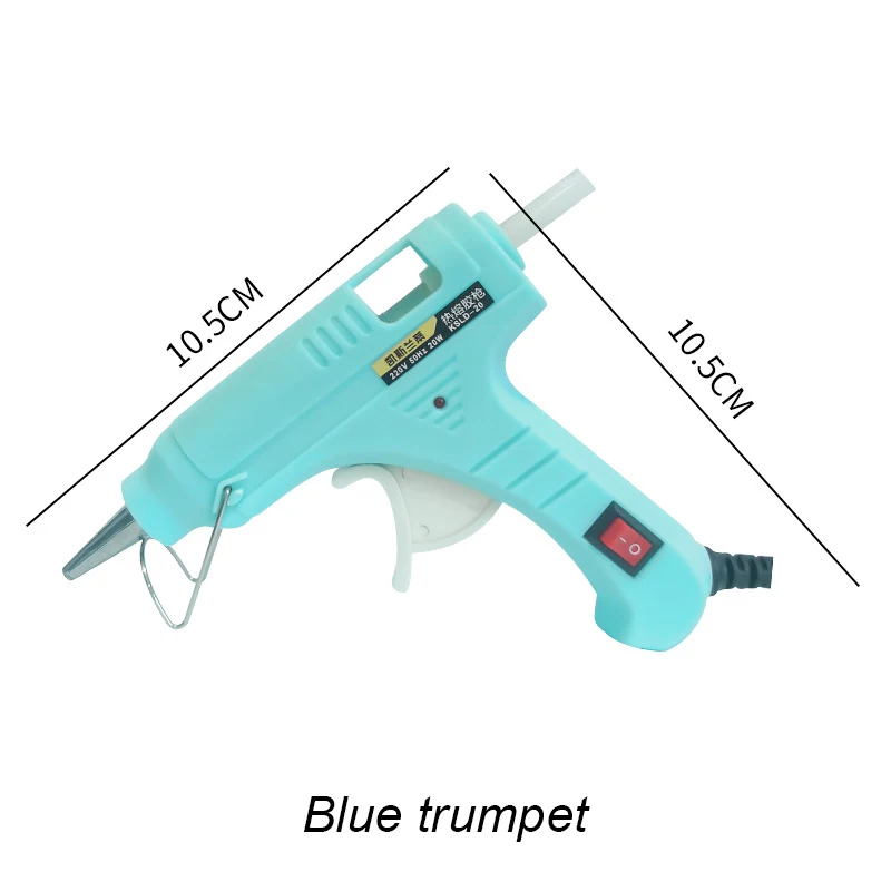 20W Hot Melt Glue Gun With 7mm Glue Sticks Mini Industrial Guns Heat Temperature Thermo Electric DIY Repair Tool Manual Glue Gun 6