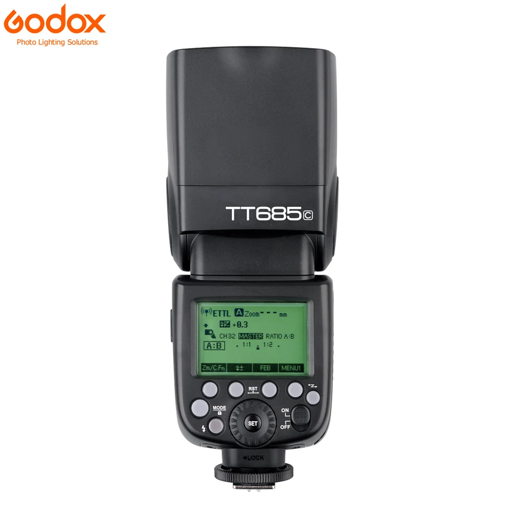 Godox TT685C 2 4G Вспышка для фотокамер Speedlite HSS 1/8000s с высоким уровнем Скорость