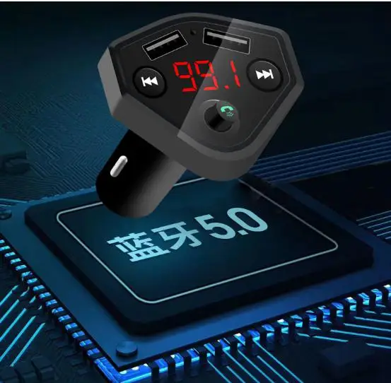 CooToo Новое поступление Автомобильный Bluetooth MP3-плеер ABS Автомобильный плеер Поддержка u-диск светодиодный дисплей 4.1A быстрая