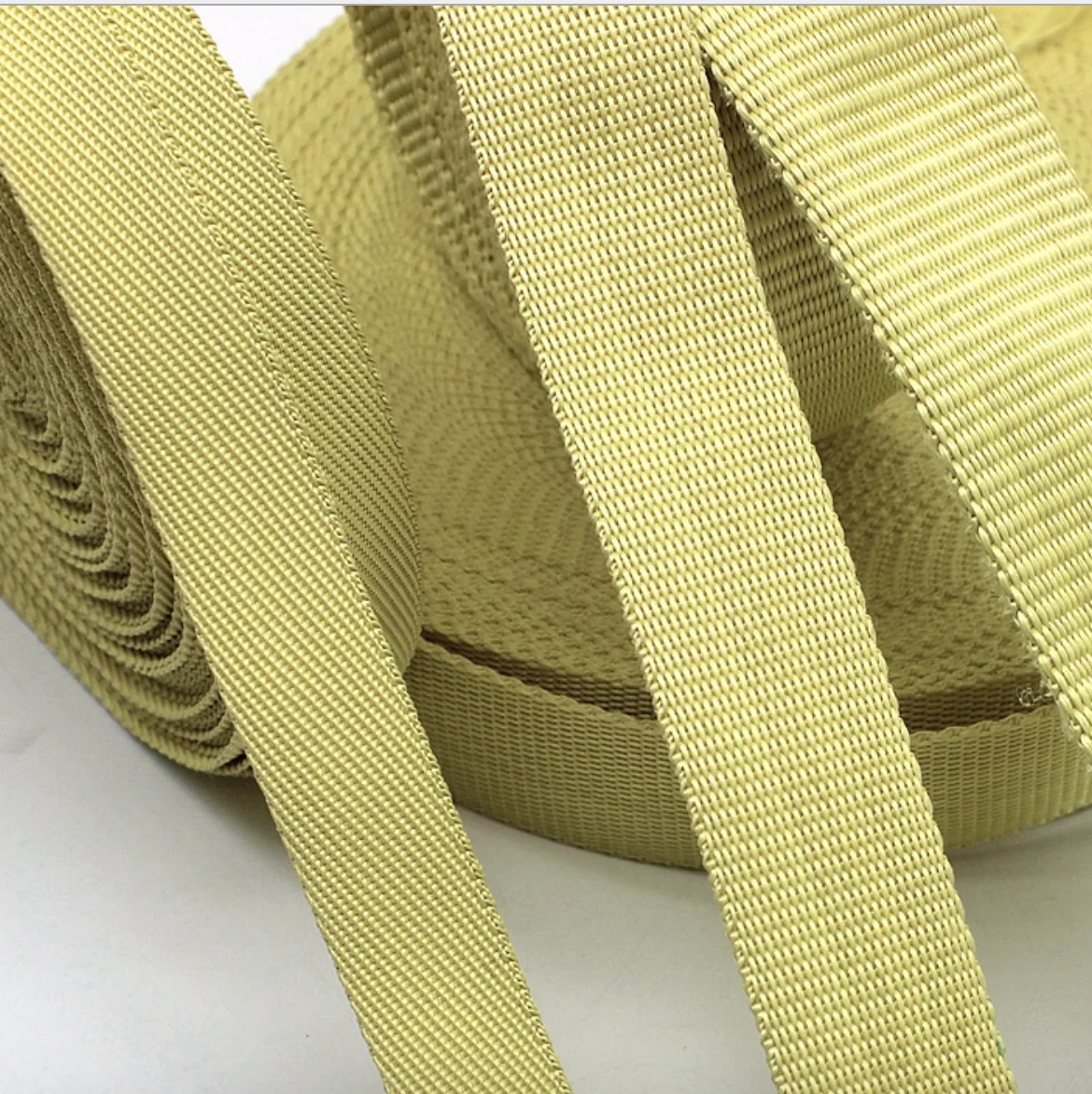 High Strength Aramid Fiber Tape Meta Aramid Fiber Woven Tape Fabric Belt, Kevlar Fireproof Tape