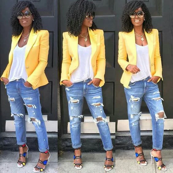 

Highstreet Hollow Out Denim Jeans For Women Fashion Hole Pencil Pants Straight Blue Pockets Button Ripped Zipper Female Jeans