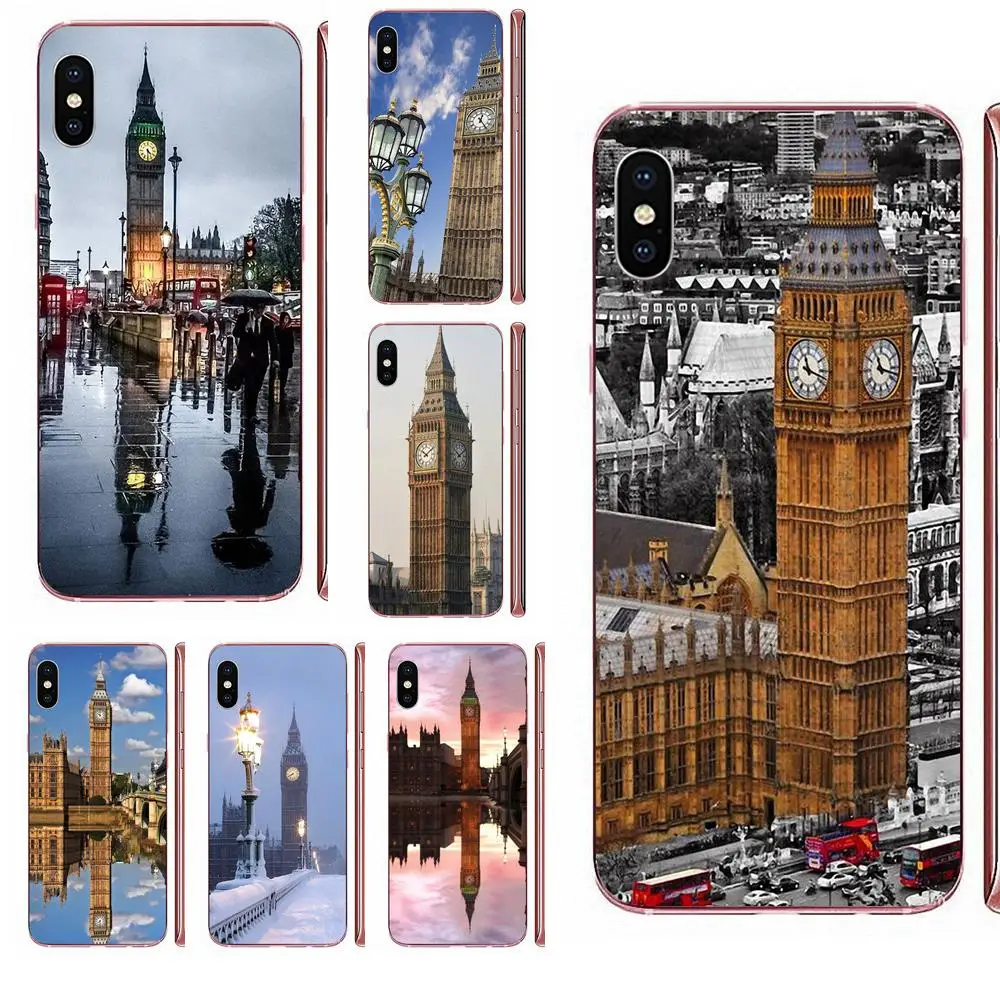London Big Ben с алюминиевой рамкой для Samsung Galaxy Note 8 9 10 Pro S4 S5 S6 S7 S8 S9 S10 S11 S11E S20 Edge Plus Ultra |