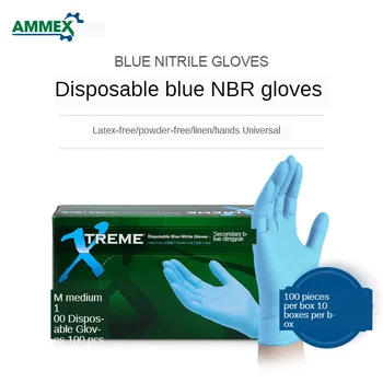 

Disposable Gloves Nitrile Gloves Industrial Experiment Cleaning Durable Rubber Labor Gloves