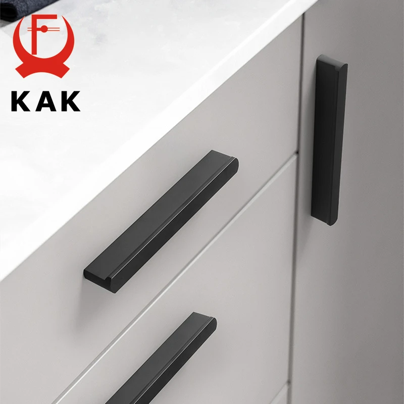 haar Malawi Bedelen Kak Mode Zwarte Lange Meubels Handgrepen Aluminium Goud Keuken Handle Kast  Portiergrepen Ladeknoppen Meubelen Hardware|Kast Grepen| - AliExpress