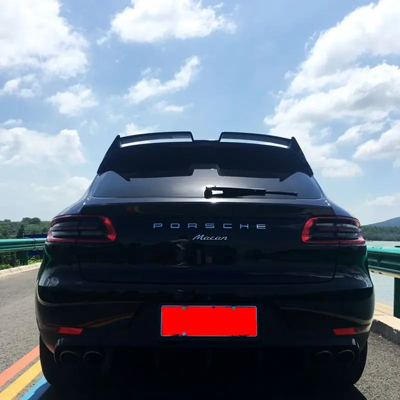 ^*Best Offers 2 pcs rear trunk and window wing tail spoiler for 2014 2015 2016 Porsche Macan with ABS material high quality High hardness ^*Best Offers 2 pcs rear trunk and window wing tail spoiler for 2014 2015 2016 Porsche Macan with ABS material high quality High hardness