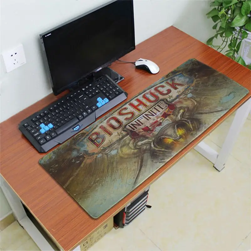 Lock Edge 30x80cm Babaite забавные игровые коврики Bioshock Infinite gamer, резиновый коврик для мыши, компьютерный игровой коврик - Цвет: Lock Edge 30x80cm