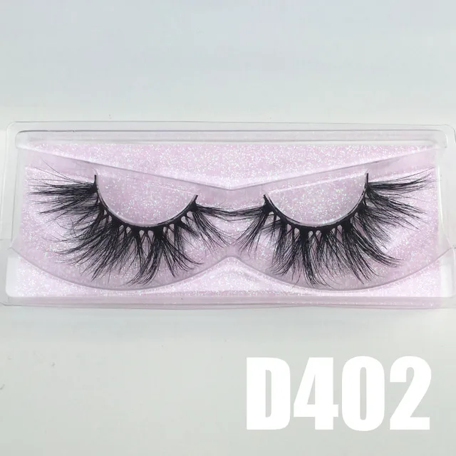 BossGirl Lashes False Eyelashes Natural Long 22mm 20mm 3D 5D Real Mink Handmade Lightweight Comfortable D414 D402