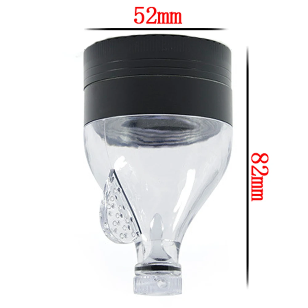 Zinc Alloy Grind Smoking Grinders Tobacco Grinder 52mm Cigarette Crush Cigarette Rolling Machine Plastic Funnel Smoking