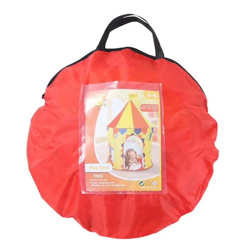 Игровая палатка портативный Принц Принцесса складной детский замок Cubby игровой домик детские подарки на открытом воздухе Funning игрушечные палатки