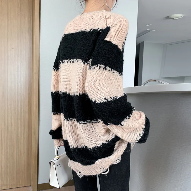 DEAT 2020 Autumn Winter New Quality Fashion Stripe